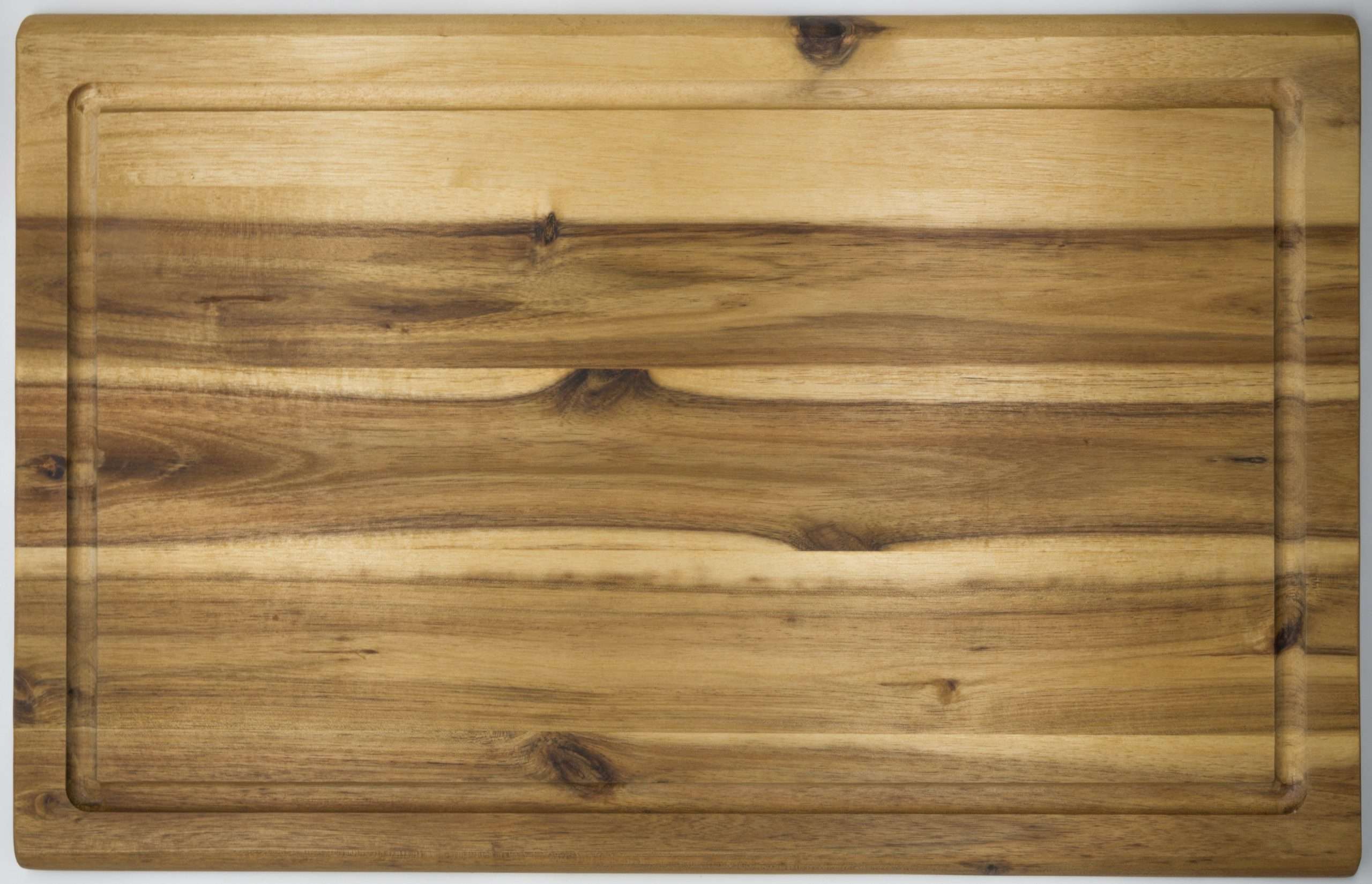 Schneidebrett Akazie - groß mit Saftrille