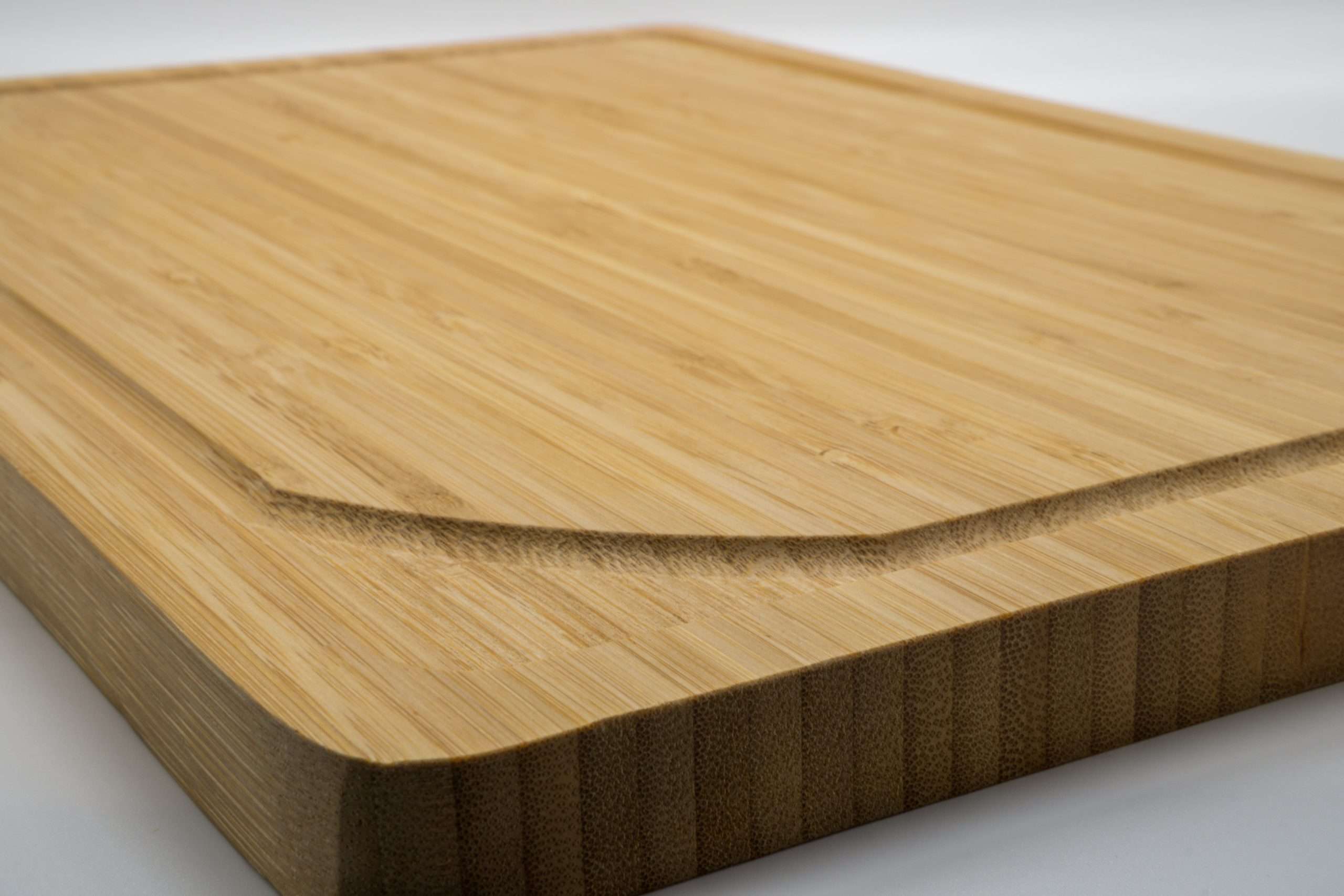 Schneidebrett Bambus - mit Saftrille – Bild 2