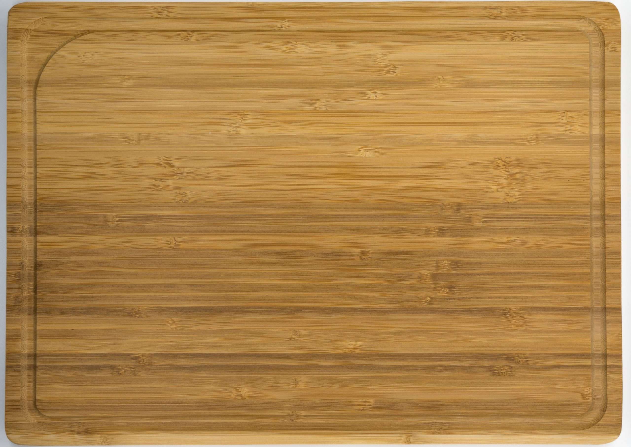 Schneidebrett Bambus - mittelgroß mit Saftrille