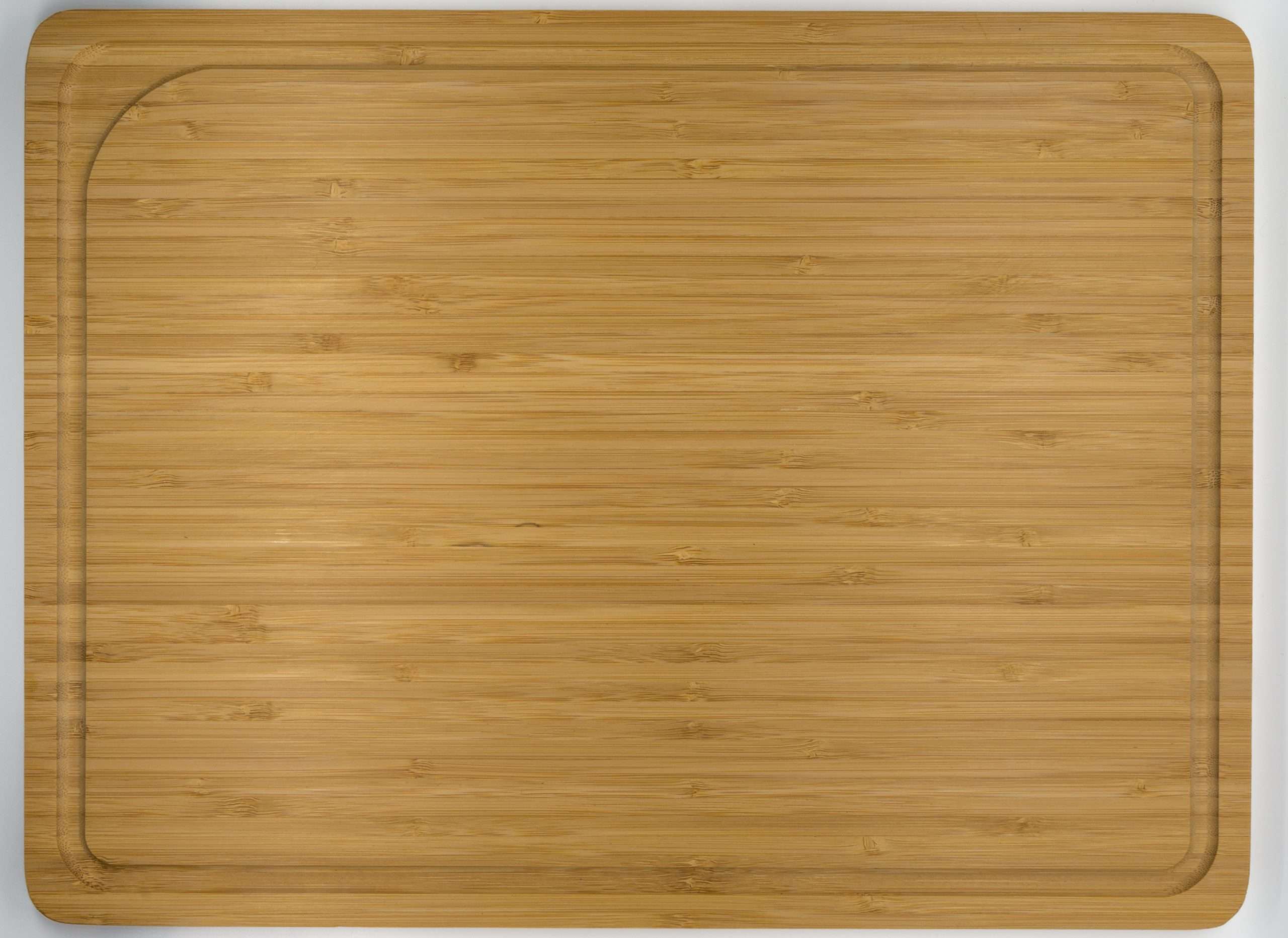 Schneidebrett Bambus - groß mit Saftrille