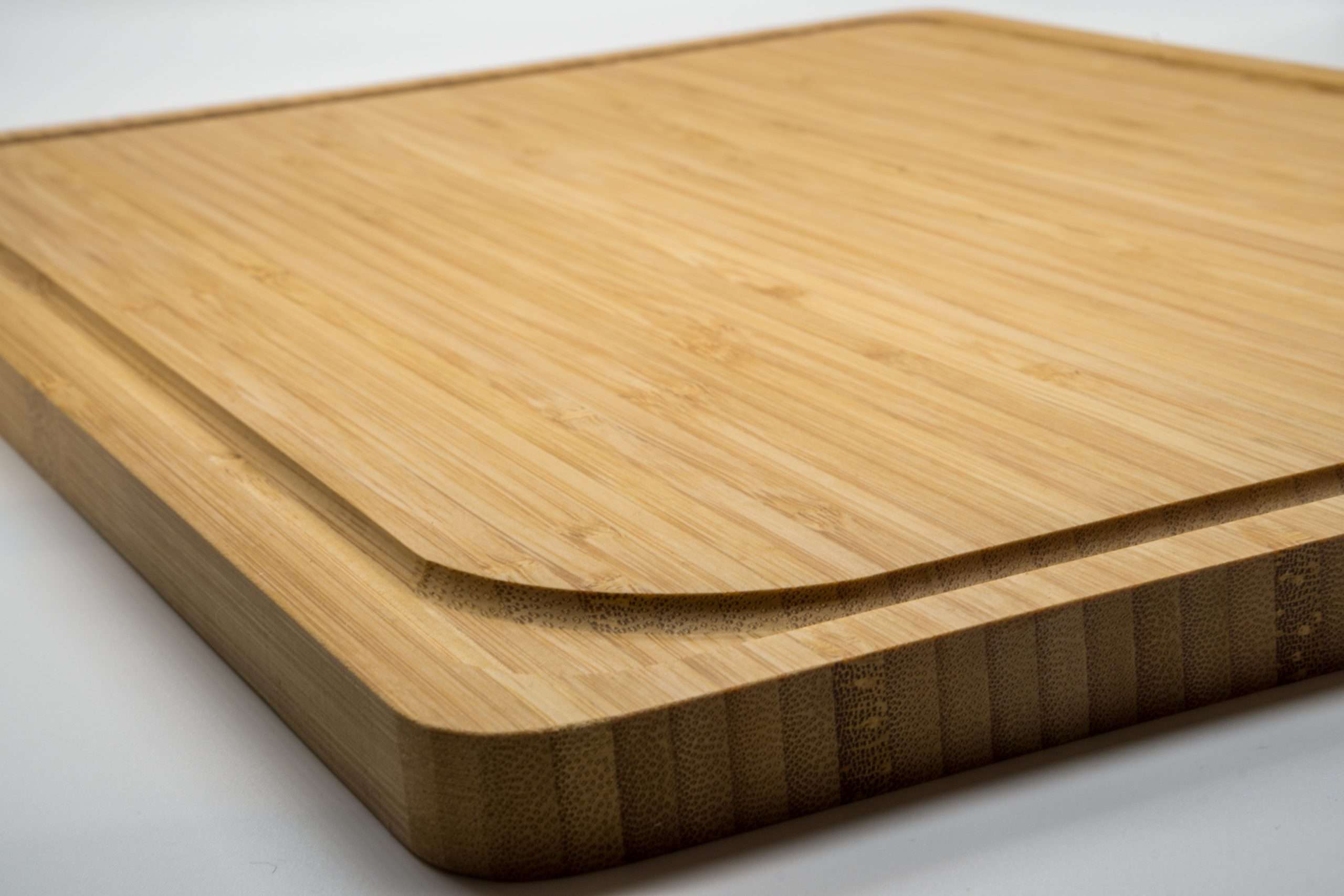 Schneidebrett Bambus - groß mit Saftrille – Bild 2