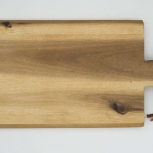 Schneid- und Servierbrett Akazie - klein mit Griff